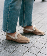 Load image into Gallery viewer, Suede Cloey Plush Mule