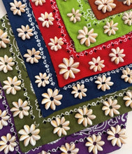 Load image into Gallery viewer, Cowrie Rosette Bandana