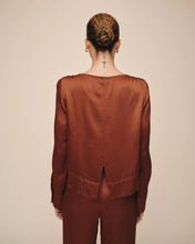 Load image into Gallery viewer, Molten Bronze Split Back Pullover