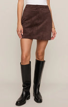 Load image into Gallery viewer, Perri Suede Mini Skirt
