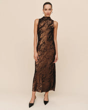 Load image into Gallery viewer, Bronze Shimmer Cowl Neck Top