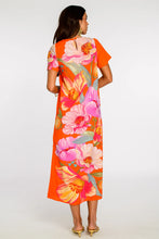 Load image into Gallery viewer, Sunset Blooms Tess Midi Dress