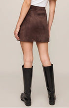 Load image into Gallery viewer, Perri Suede Mini Skirt