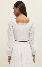 Load image into Gallery viewer, Bria Eyelet Top