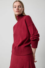 Load image into Gallery viewer, Relaxed Mock Turtleneck Sweater