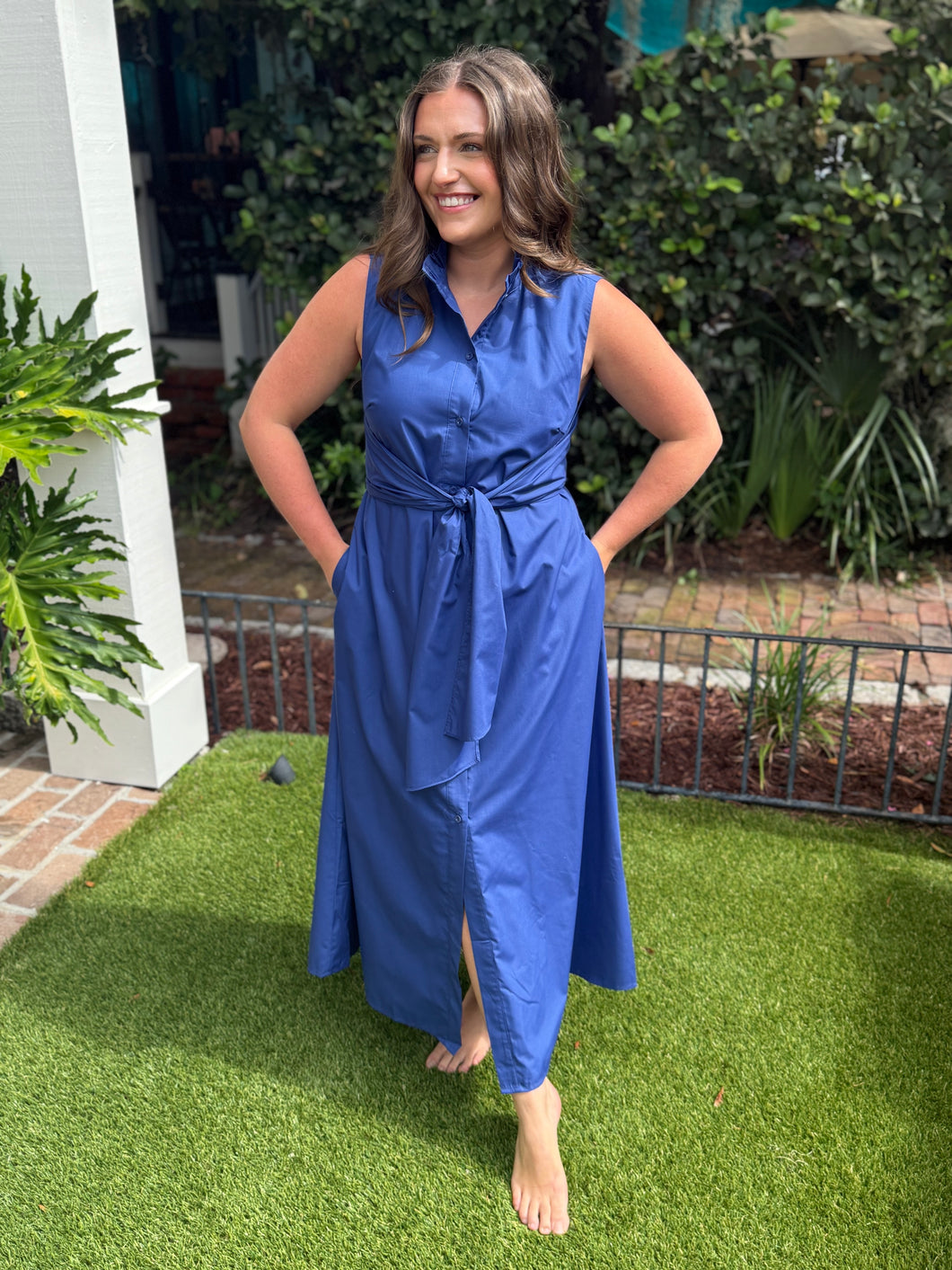 Back Wrap Maxi Dress