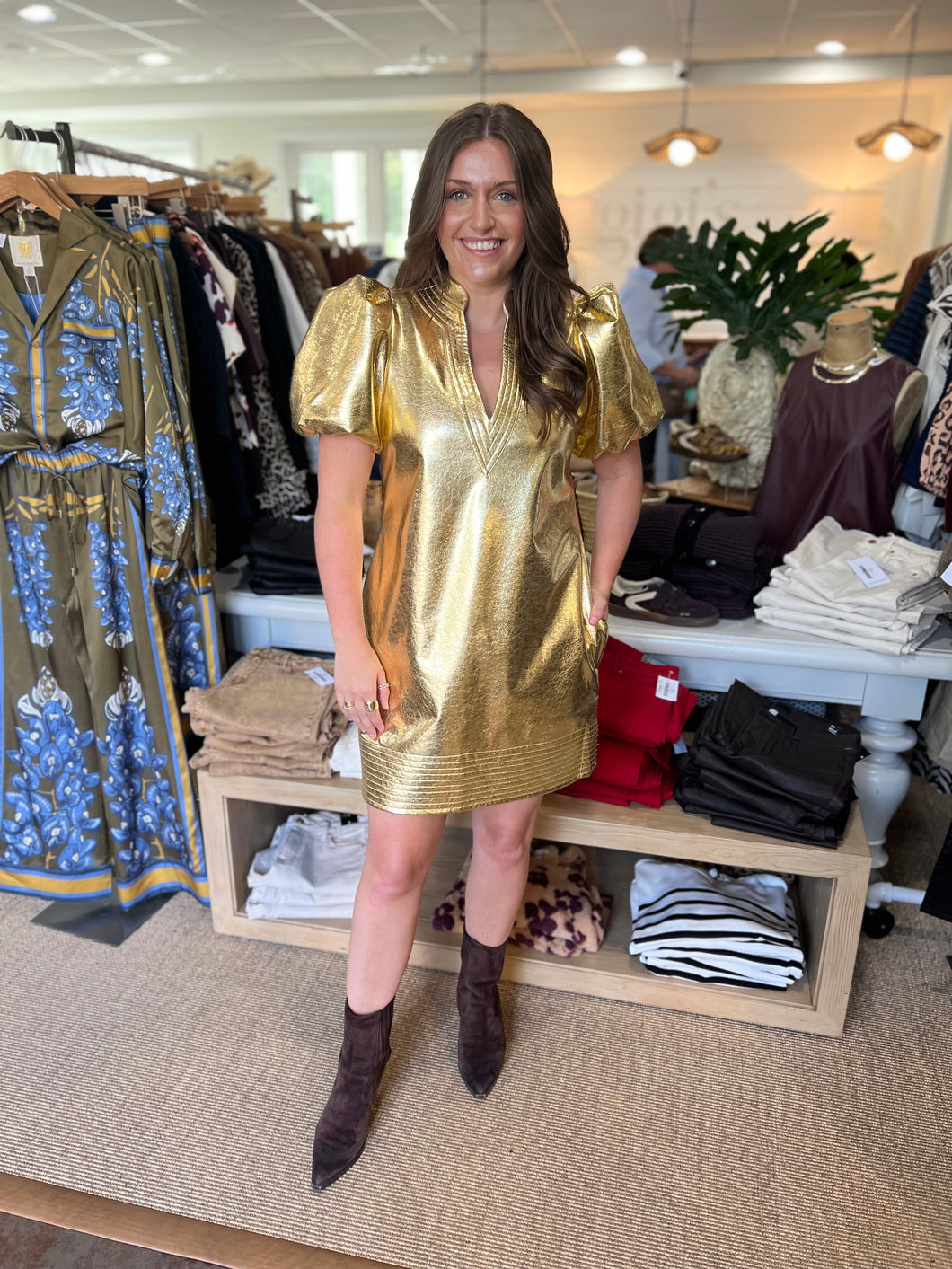 Crinkled Metallic Hampton Mini