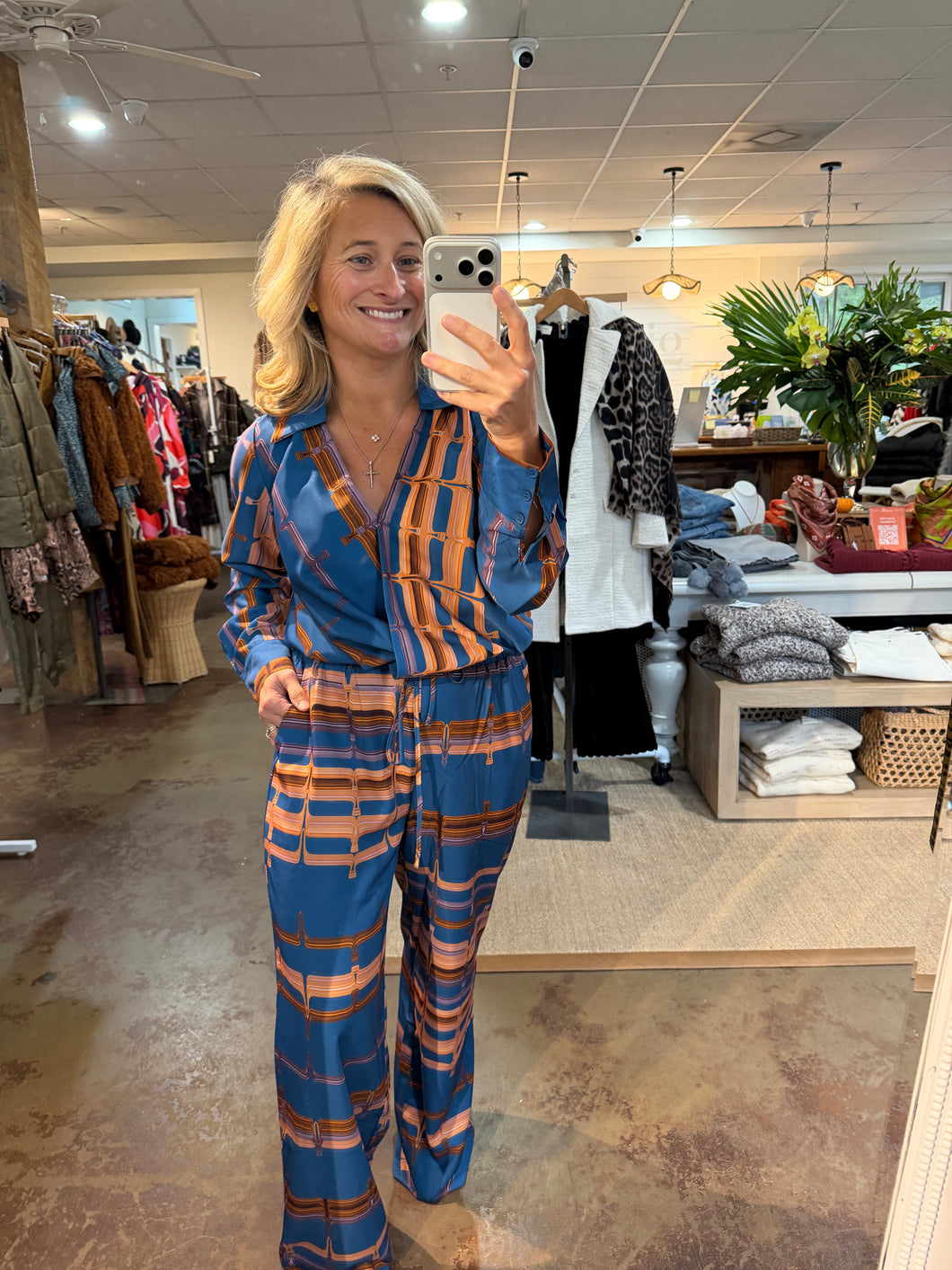 Gina Abstract Stripe Pant