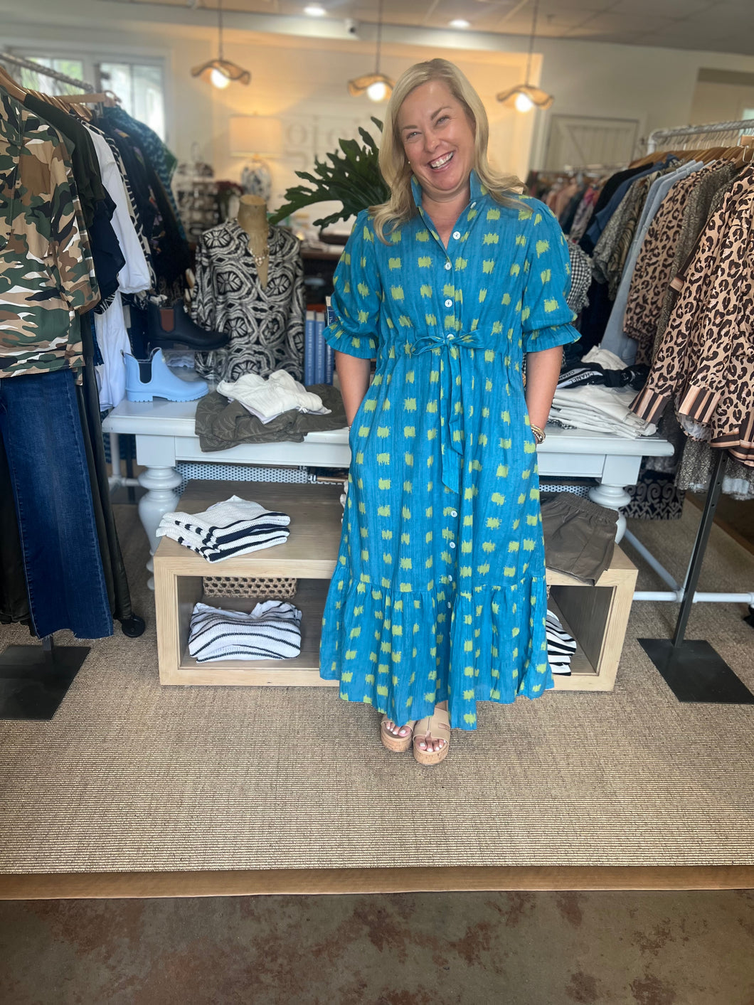 Grass Dot Catherine Dress