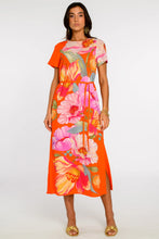 Load image into Gallery viewer, Sunset Blooms Tess Midi Dress
