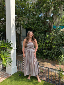 Jake Stripe Midi Dress