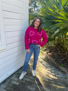 Erica Heart Sweater