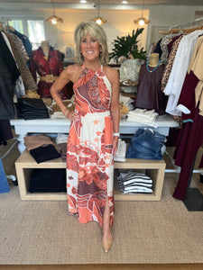 Charlotte Halter Maxi Dress