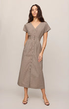 Load image into Gallery viewer, Sanna Gingham Midi Dress
