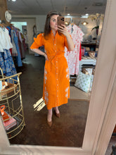 Load image into Gallery viewer, Tangerine Kiawah Dress
