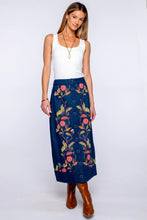 Load image into Gallery viewer, Denim Embroidered Frannie Skirt
