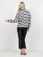 Load image into Gallery viewer, Truffle Stripe Long Sleeve Poppy Top
