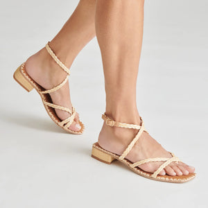 Brinn Raffia Sandal