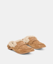 Load image into Gallery viewer, Suede Cloey Plush Mule

