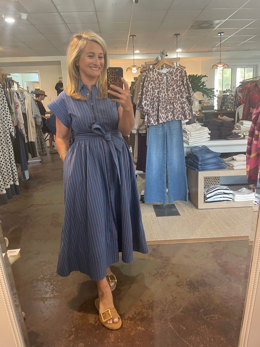 Morgan Belted Shirt Dress