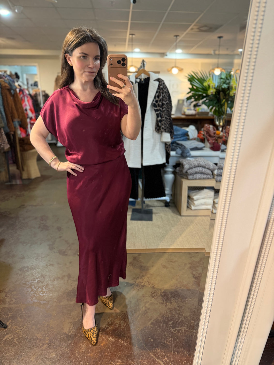 Karter Short Sleeve Midi Dress