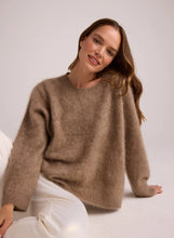 Load image into Gallery viewer, Luxe Fuzzy Crew Sweater
