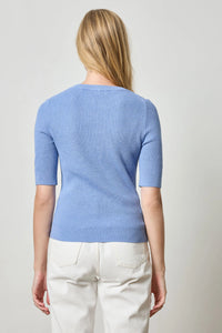 Elbow Sleeve Cotton Modal Sweater