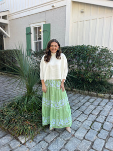 Palmetto Gardenia Skirt