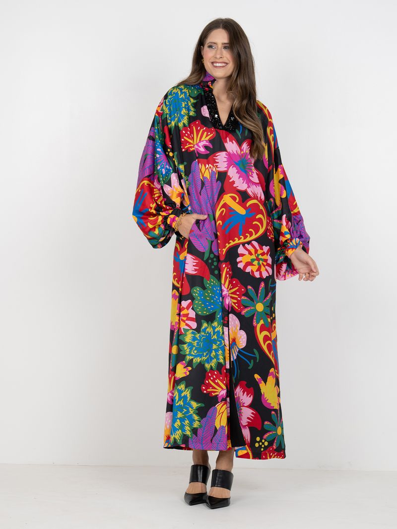 Midnight Garden Fiona Dress