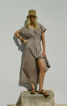 Load image into Gallery viewer, Sanna Gingham Midi Dress
