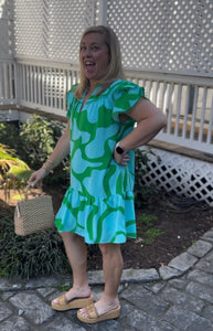 Arial Loop Trim Dress