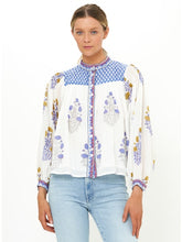 Load image into Gallery viewer, Napa Mandarin Pintuck Blouse
