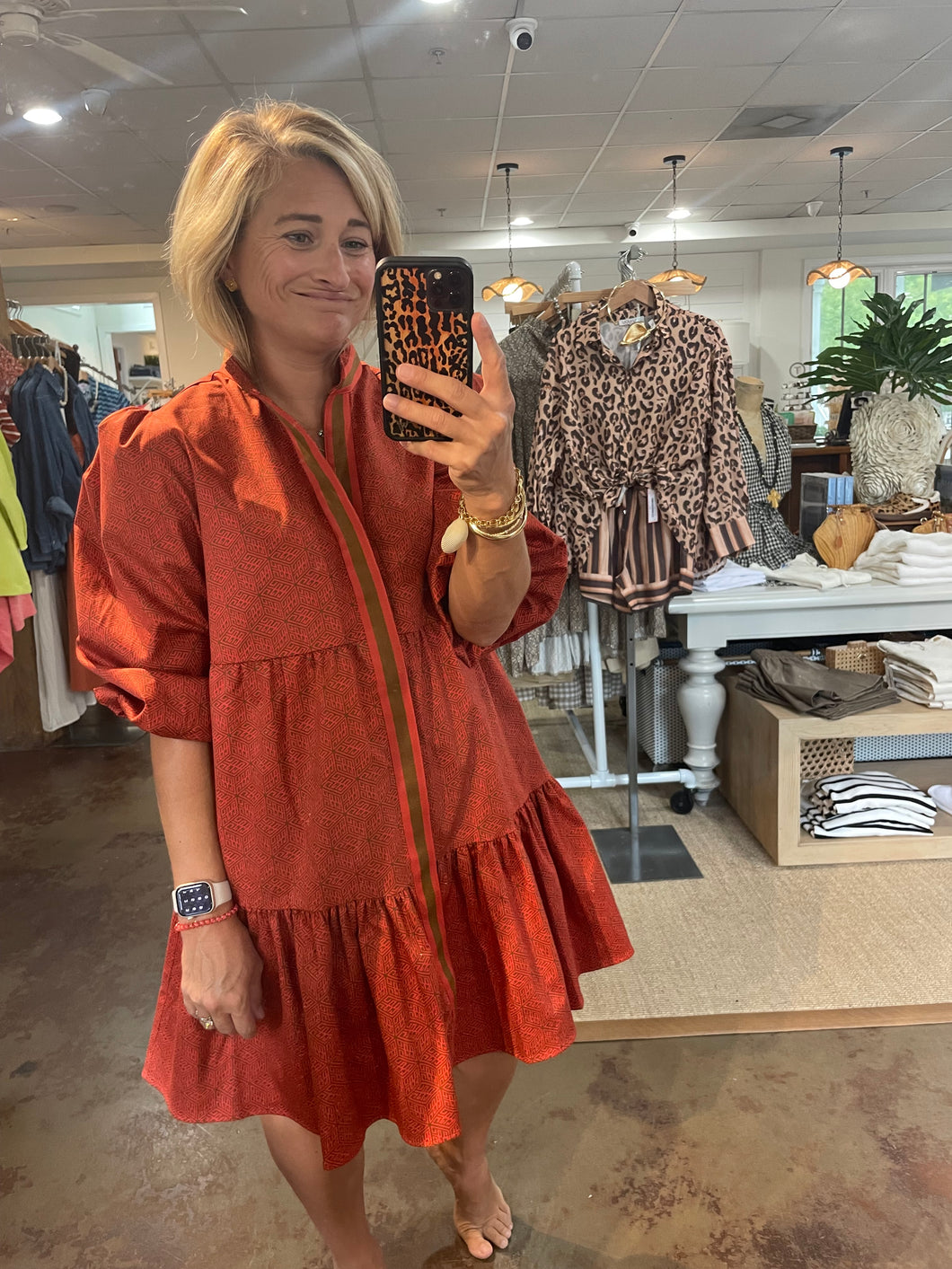 Tonal Monogram Sadie Dress