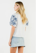 Load image into Gallery viewer, Telluride Puff Sleeve Embroidered Top
