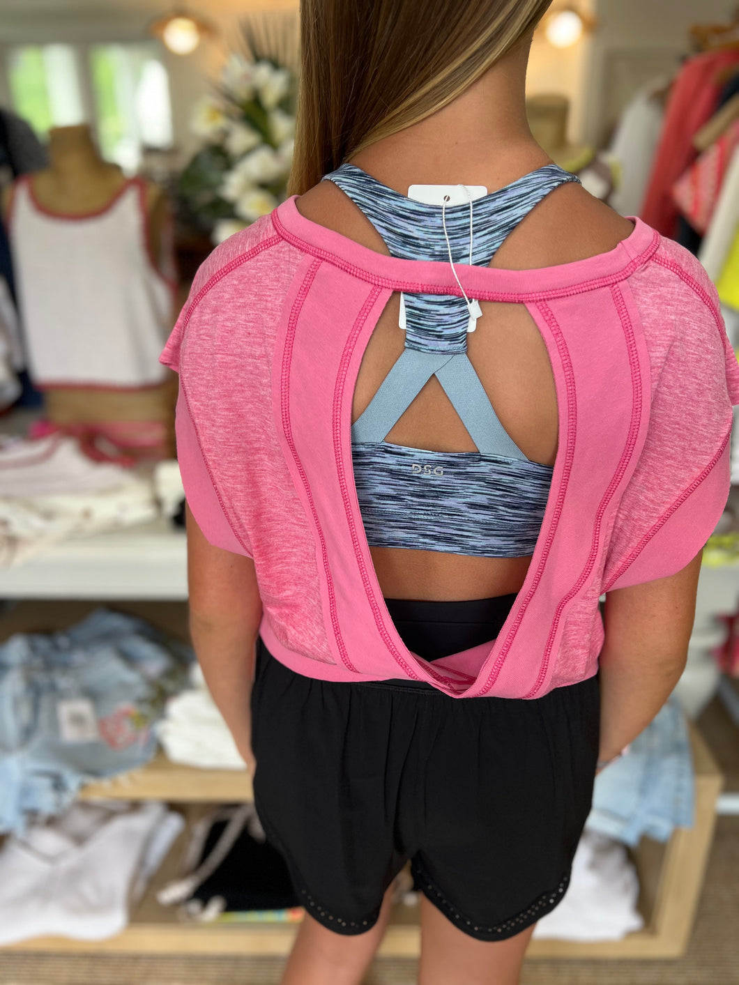 Paula Slouchy Open Back Top