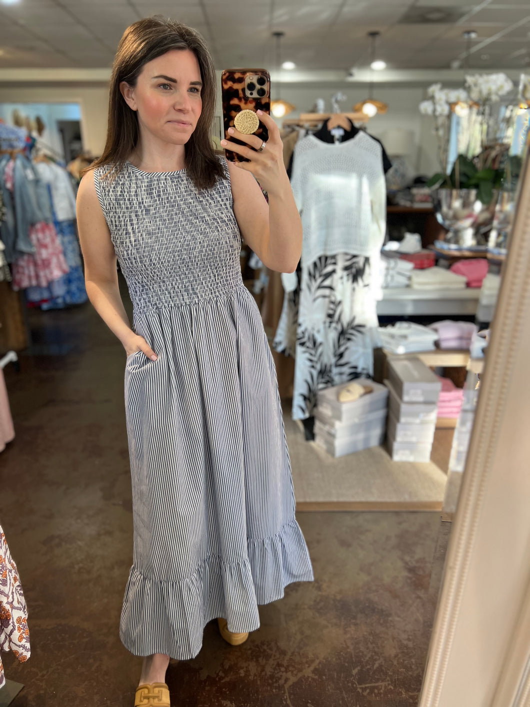 Margot Seersucker Dress