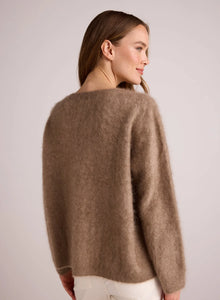 Luxe Fuzzy Crew Sweater