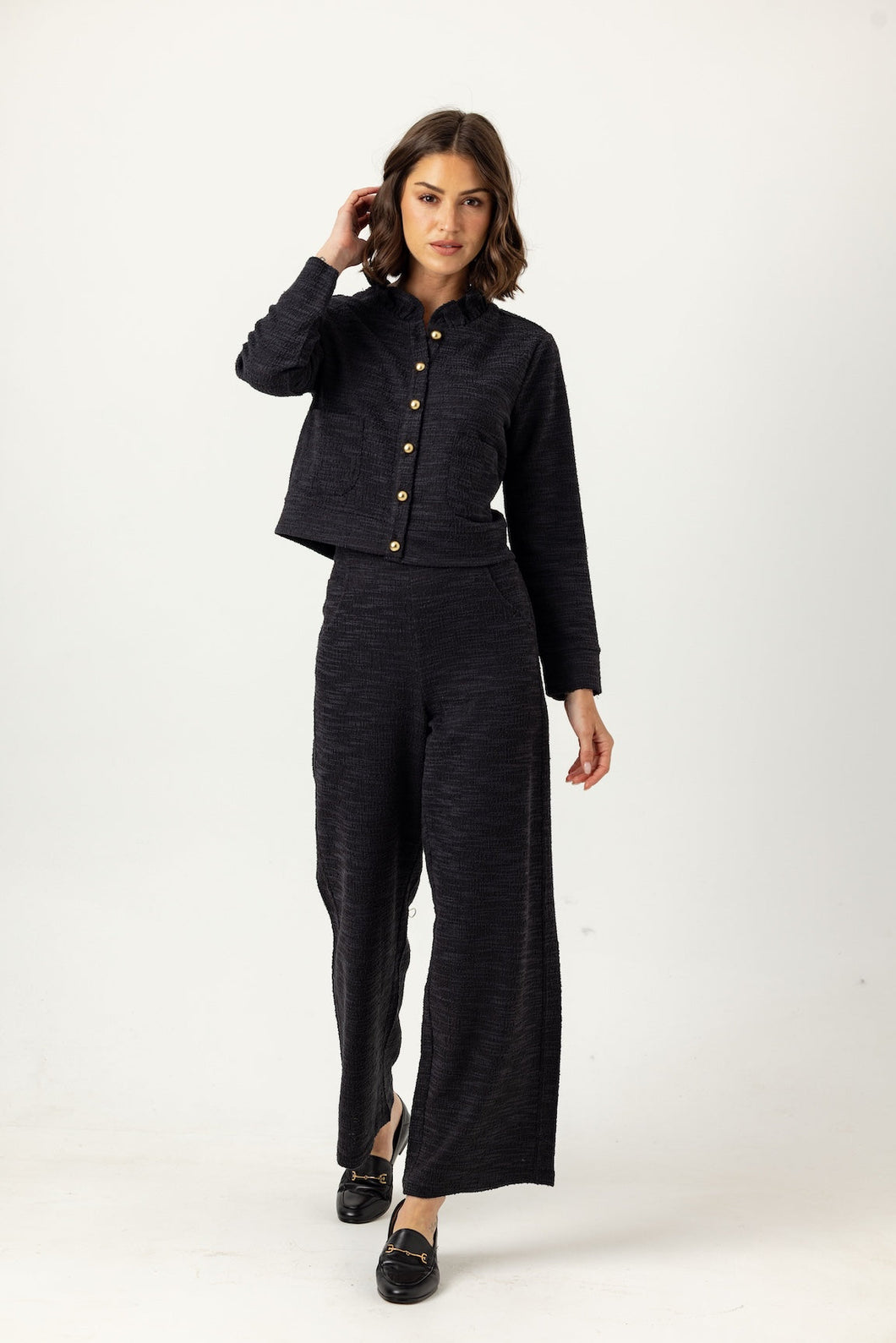 Knit Boucle Porter Pant