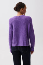 Load image into Gallery viewer, Moonlit Violet Adina Long Sleeve Crew
