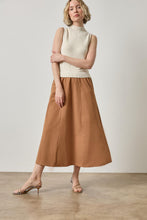 Load image into Gallery viewer, Mixed Media Mock Neck Dress

