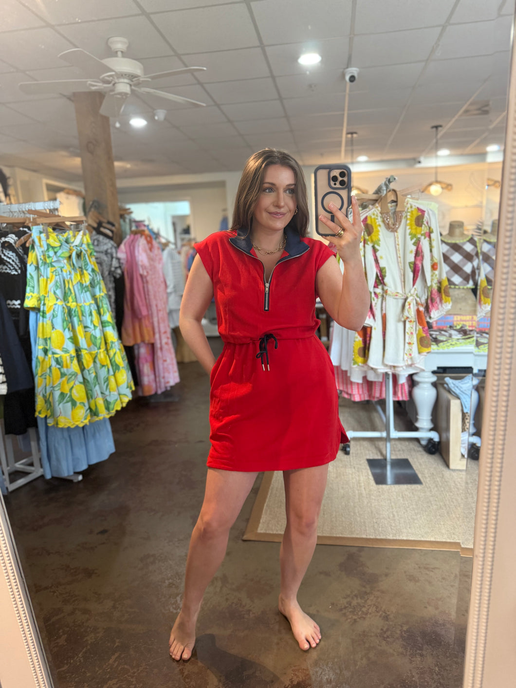 Lucas Zip Up Mini Dress