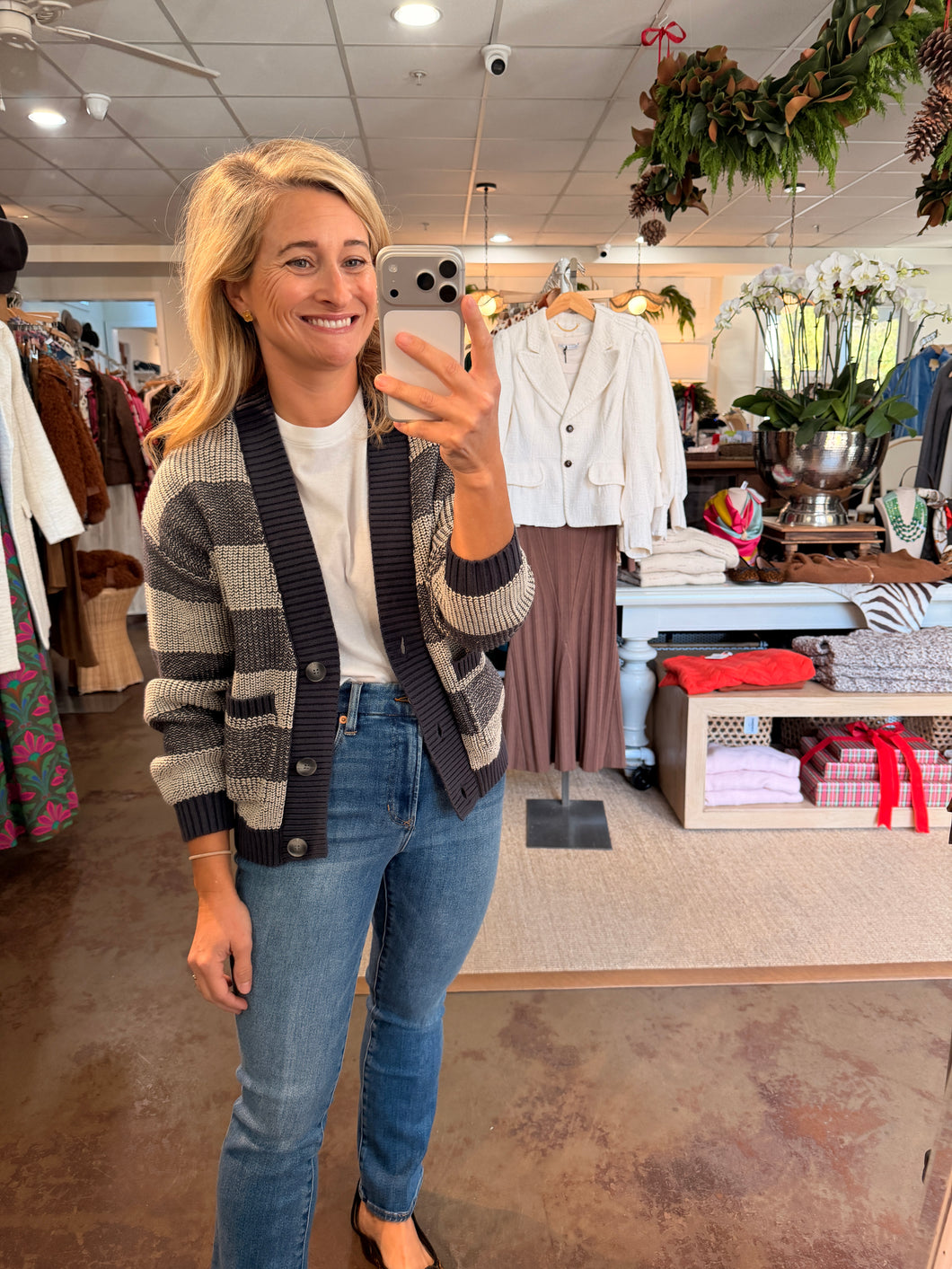 Sutton Button Front Cardigan