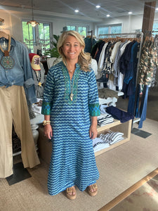 Striped Elise Caftan