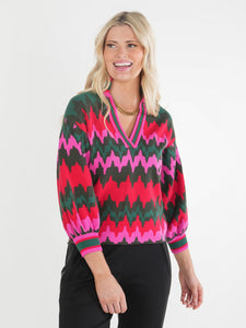 Intarsia Knit Lolli Sweater