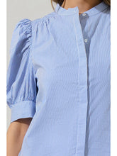 Load image into Gallery viewer, Striped Drape Sleeve Top
