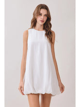 Load image into Gallery viewer, Open Back Design Bubble Hem Mini Dress
