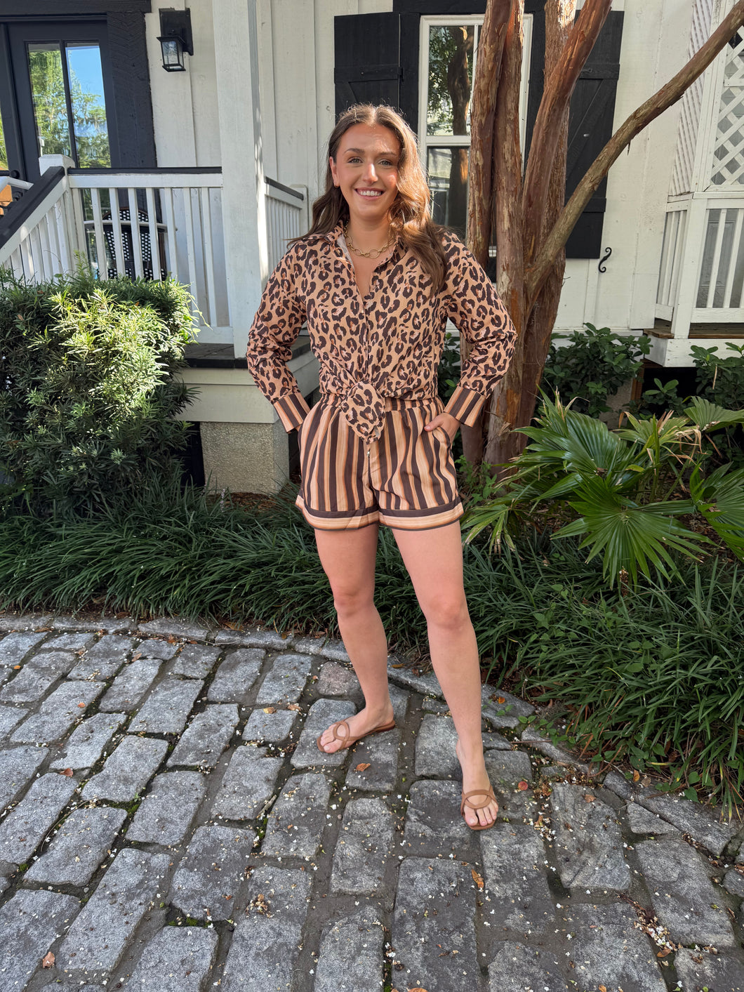 Leopard Oversized Blouse
