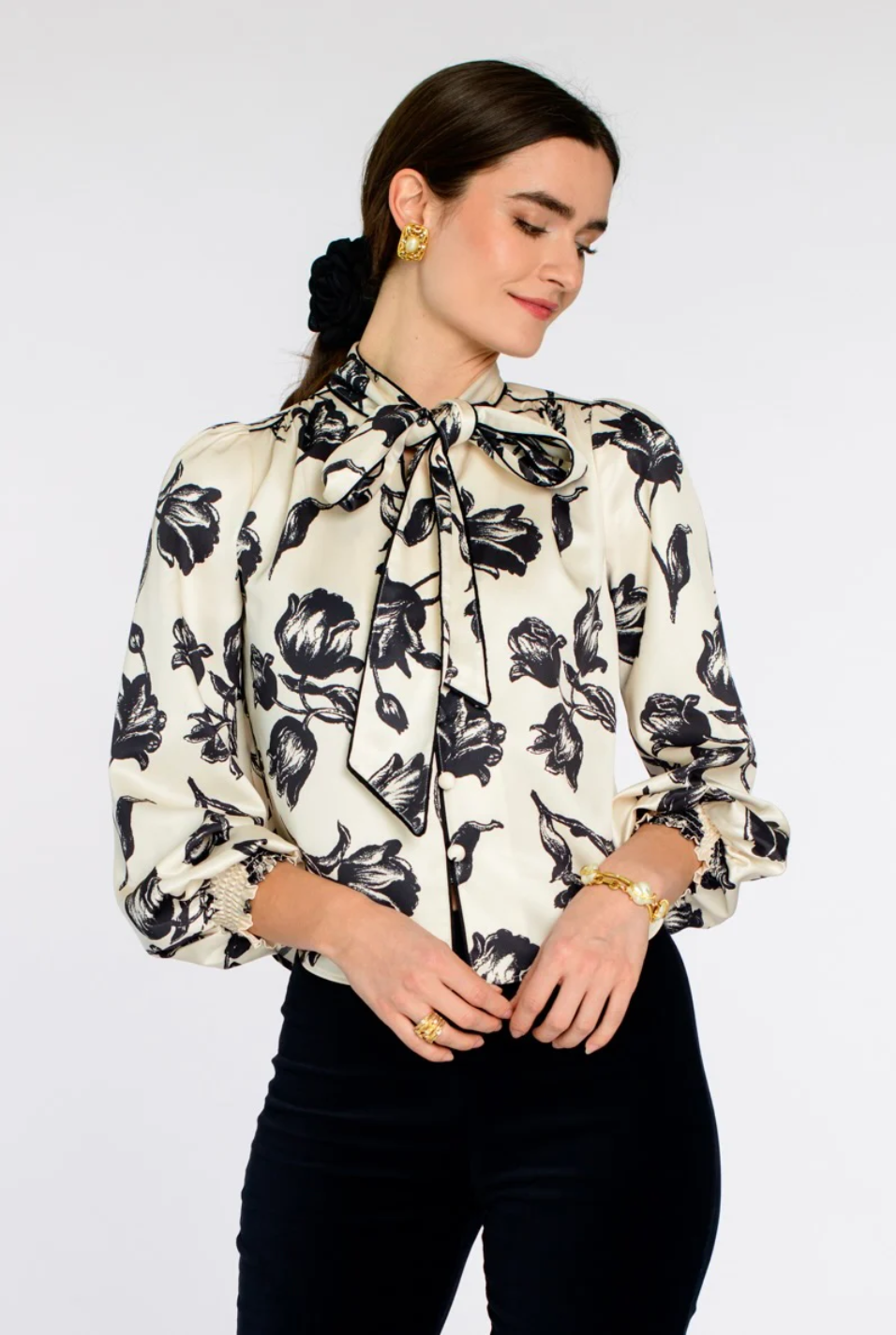 Brit Bow Blouse