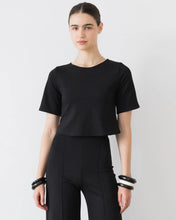 Load image into Gallery viewer, Ponte Knit Short Sleeve Top
