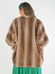 Faux Fur Coco Cape